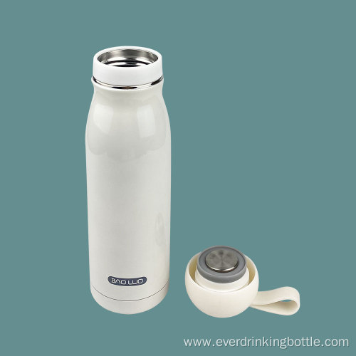 430mL Solid Color Ball Head Lid Vacuum Bottle